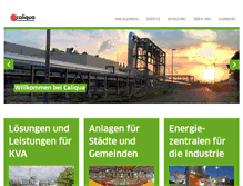 Tablet Screenshot of caliqua.ch