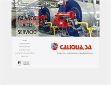 Tablet Screenshot of caliqua.es